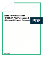 Video Surveillance With Hpe 3par File Persona and Milestone Xprotect Corporate