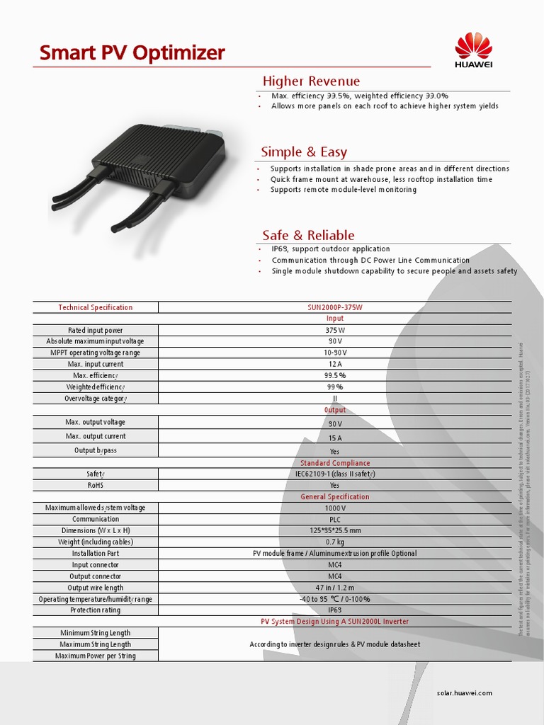 Solar Optimizer for Installers | PDF | Solar Panel | Photovoltaic System