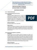 Especificaciones Tecnicas Precios Pactados Edificacion