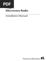 Allgon Microwave Radio - Installation Manual - WLDM001B