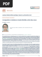 L'assignation À Résidence À Durée Illimitée, Entre Deux Eaux - Claire Saas.
