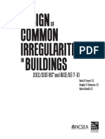 Design Buildings Common Irregularities: Guide To THE OF