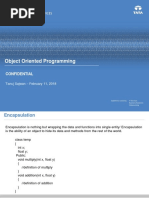 Object Oriented Programming