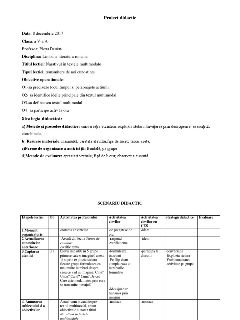 1 Textul Multimodal | PDF