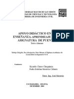 Apoyo didáctico en la enseñanza de puentes en Ingeniería Civil