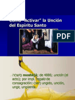 Como Activar La Unción Del Espíritu Santo.