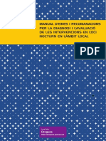 Manual d’eines i recomanacions per la diagnosi i l’avaluació de les intervencions en l’oci nocturn en l’àmbit local