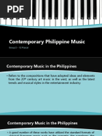 Contemporary Philippine Music: Group 2 - 12 Pascal