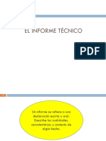 El Informe Tecnico 2015