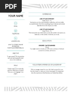 Resume Format 1