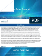 Blue Prism H117 Investor Presentation