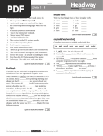Headway Pre-Intermediate - Workbook Answers Key 5th Edition - 2019 | PDF