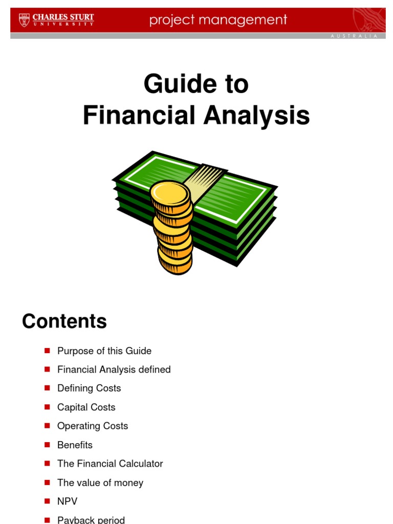 Financial Analysis | PDF | Internal Rate Of Return | Net Present Value