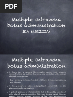 Multiple IV Bolus Administration