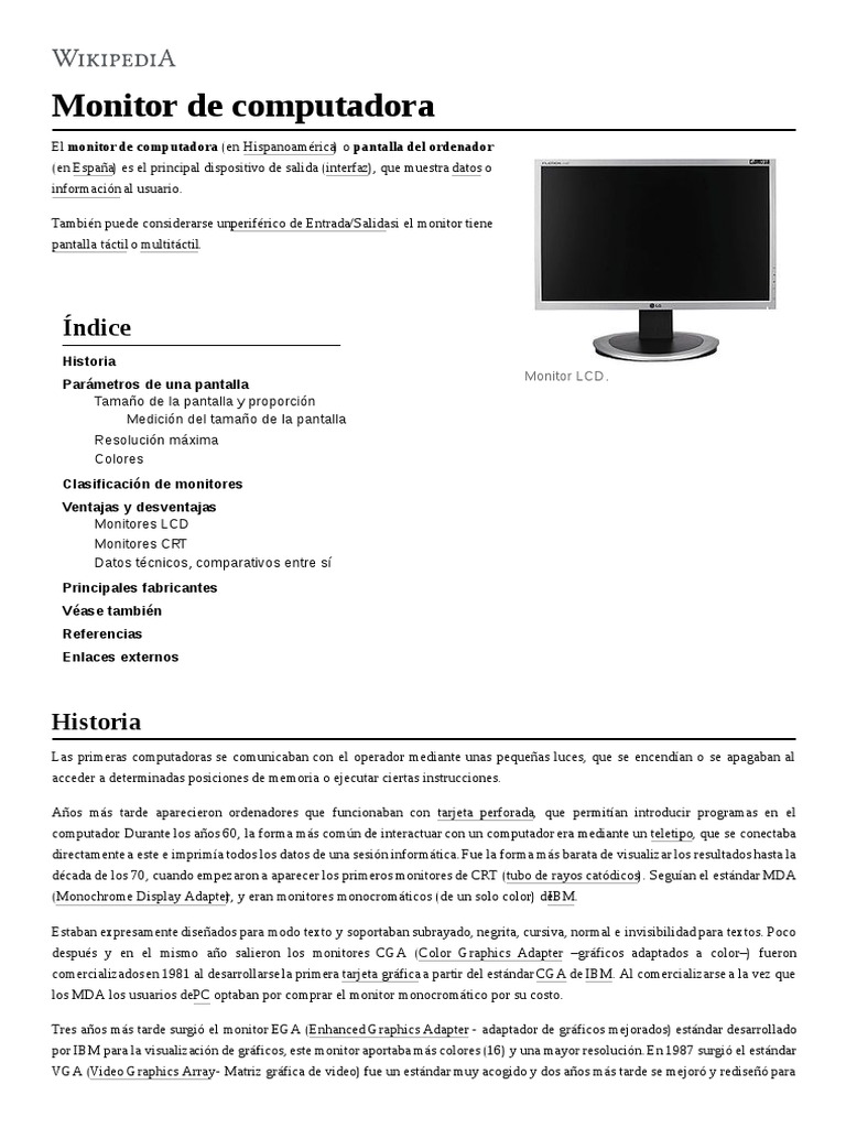 Monitor de Computadora | PDF | Monitor de computadora | Imagen