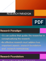 Lesson 4 Research Process, Paradigm and Outline