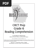 Reading Comprehensions 6th Grade PDF