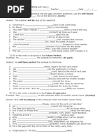 Future Tenses Exercises