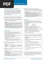 Letter Asking For Info Teacher's Notes + Answers