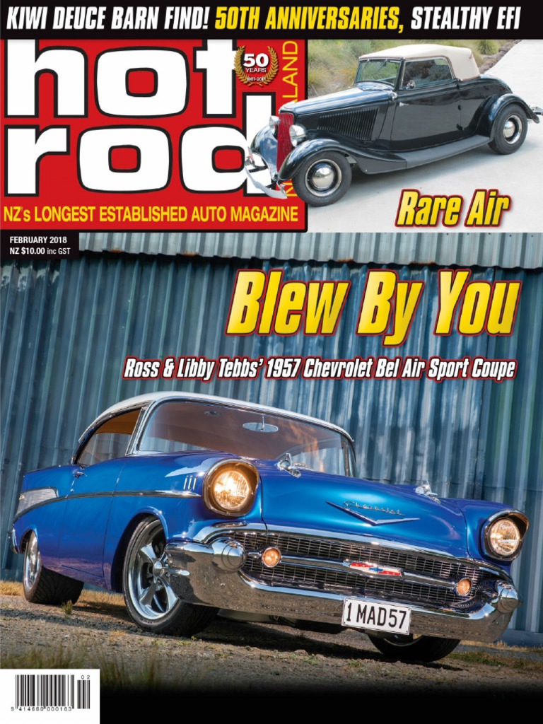 NZ Hot Rod February 2018 | PDF | V8 Engine | Suspension (Vehicle)