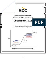 Chemistry 1411: Generic Heating/Cooling Curve