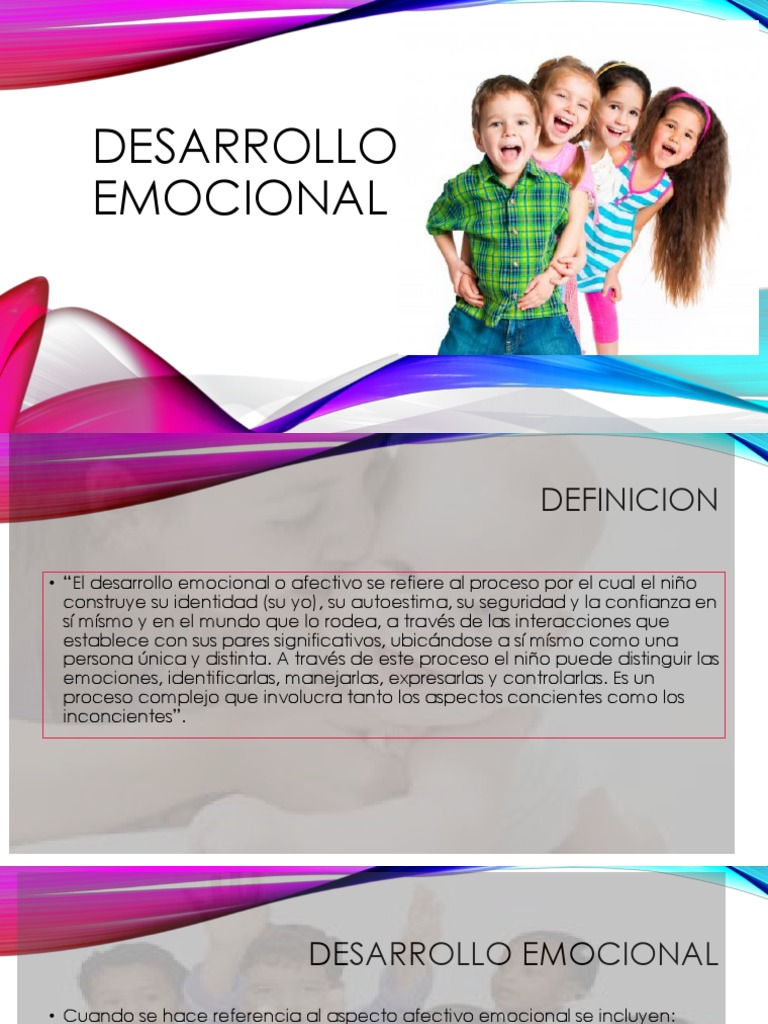 Definición y etapas del desarrollo emocional | PDF | Autoestima | Las ...