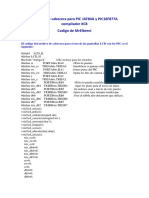 Archivos de Cabecera Para PIC 16F84A y PIC16F877A Compilador XC8