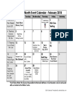 black history month event calendar - updated 01-30-2018