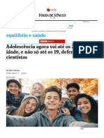 Adolescência Agora Vai Até Os 24 Anos de Idade, e Não Só Até Os 19, Defendem Cientistas - 19-01-2018 - Equilíbrio e Saúde - Folha de S.paulo