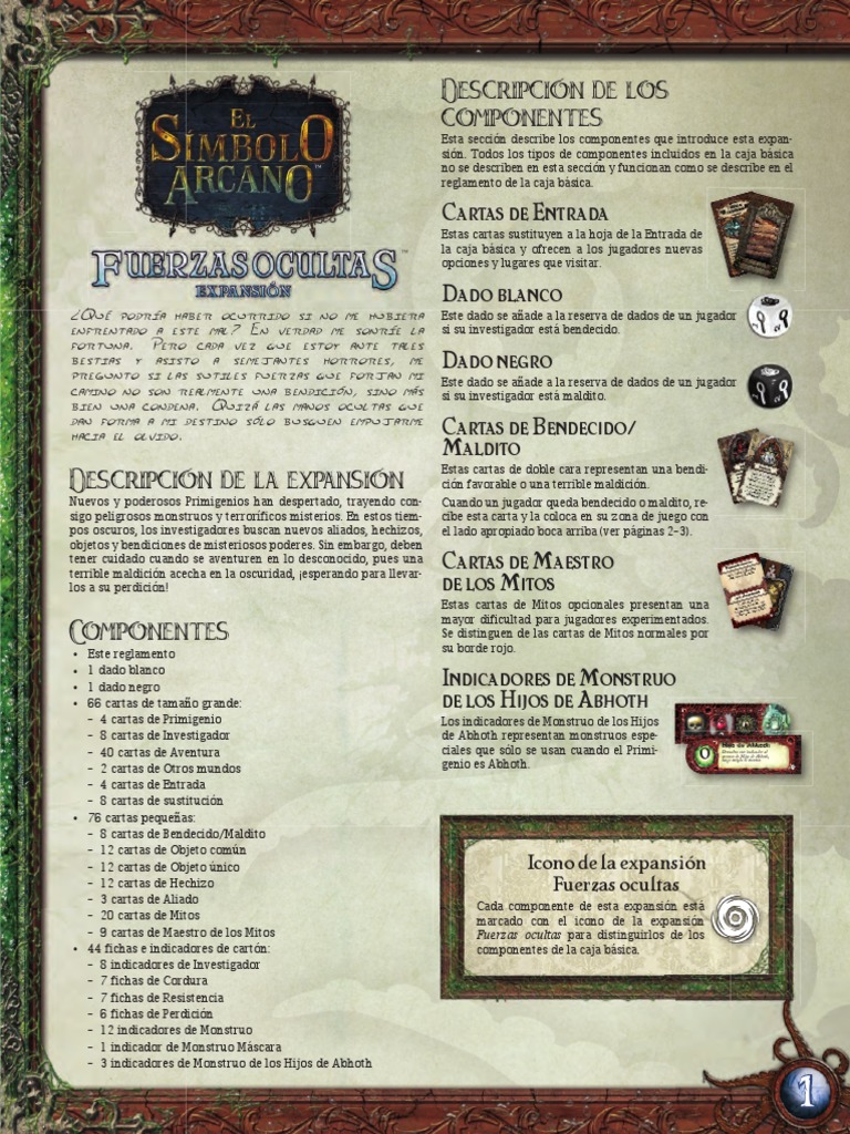 Fuerzas Ocultas PDF PDF Tarot Ocio