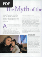 Myth of Culture of Poverty