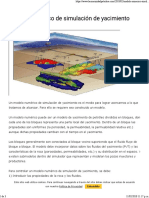 Modelo Numérico de Simulación de Yacimiento