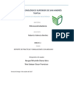 Reporte de Practicas y Simulaciones Con Arduino