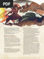 Monastic Tradition: Way of The Four Elements