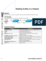 Scenario Lab Deleting VLANs on a Catalyst 2950 Switch