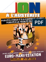 Affiche Euro-Manifestation du 29 septembre 2010