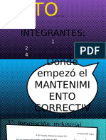 MANTENIMIENTO CORRECTIVO