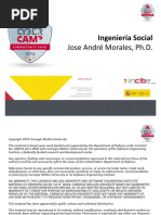 Jose André Morales, PH.D.: Ingeniería Social