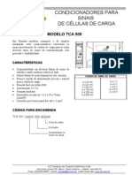 Condicionadores de sinais de células de carga TCA 500