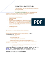 PLANEACIÓN DIDACTICA ARGUMENTADA