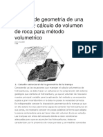 Estudio de Geometria de Una Trampa y Cálculo de Volumen de Roca para Método Volumetrico