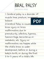 What Is Cerebral Palsy (CP) ?