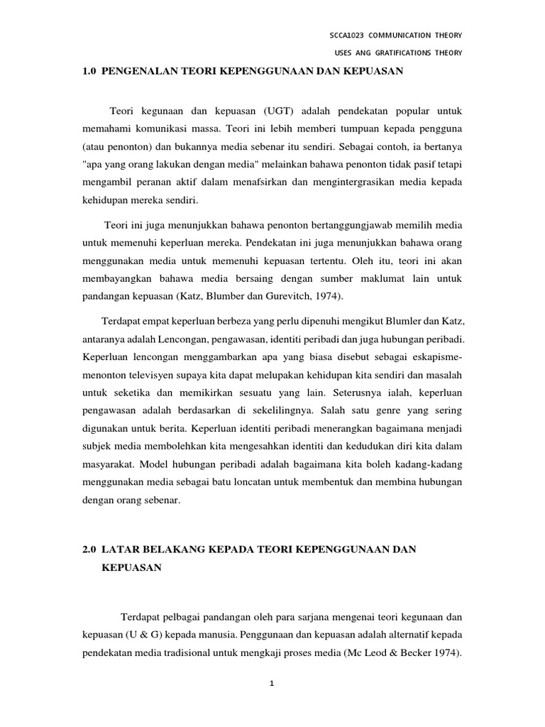 Folio Teori Komunikasi Pdf