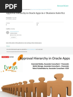 Approval Hierarchy in Oracle Apps in e Business Suite R12