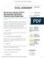 Fasilitas Mencari Nilai Suatu Bilangan Fungsi Acos Asin Dan Atan