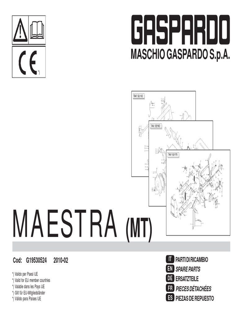 Spare Parts Maestra-Mt 2010-02 (g19530524) | PDF | Secondary Sexual  Characteristics | Breast