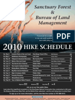 Sanctuary Forest 2010 Hike Schedule