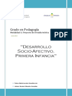 Desarrollo Socio-Afectivo. Primera Infancia