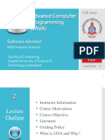 Advance Computer Programming (JAVA) : Salman Ahmed