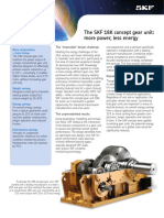 Energy Efficiency Solutions: The SKF 18K Concept Gear Unit: More Power, Less Energy